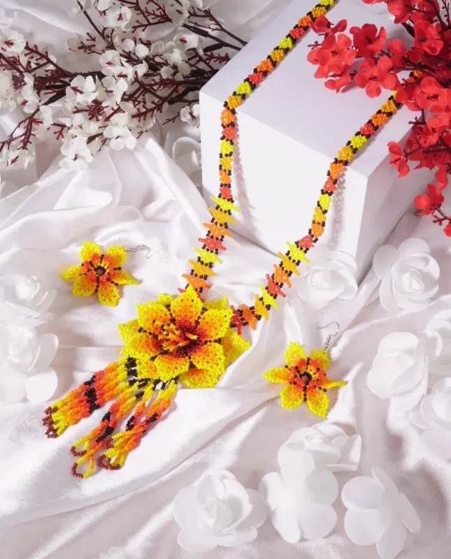Beaded Necklace Set - Gems & Jewelry by N Design Studio