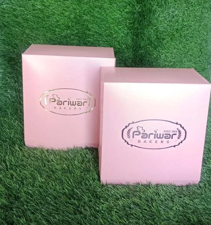 Cake Box With Foil Stamps - Packaging & Printing by Sachetan Packaging